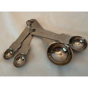 Vintage Gooseberry Patch Snowman Measuring Spoons